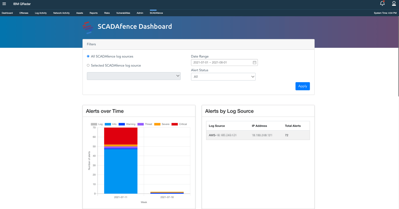 IBM QRadar SIEM Integration For Complete OT Visibility